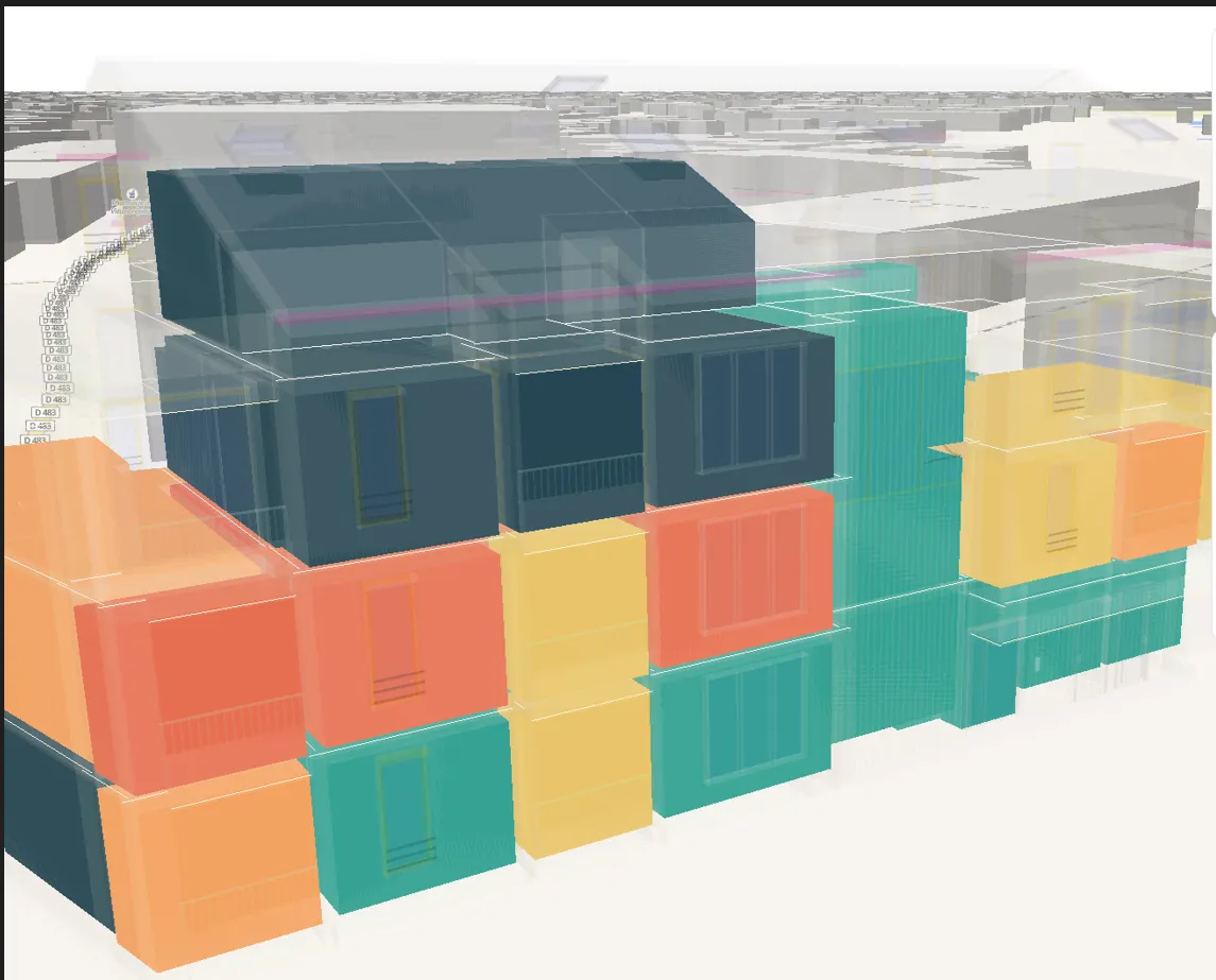Agent IA avec réponse graphique et visualisation BIM colorée
